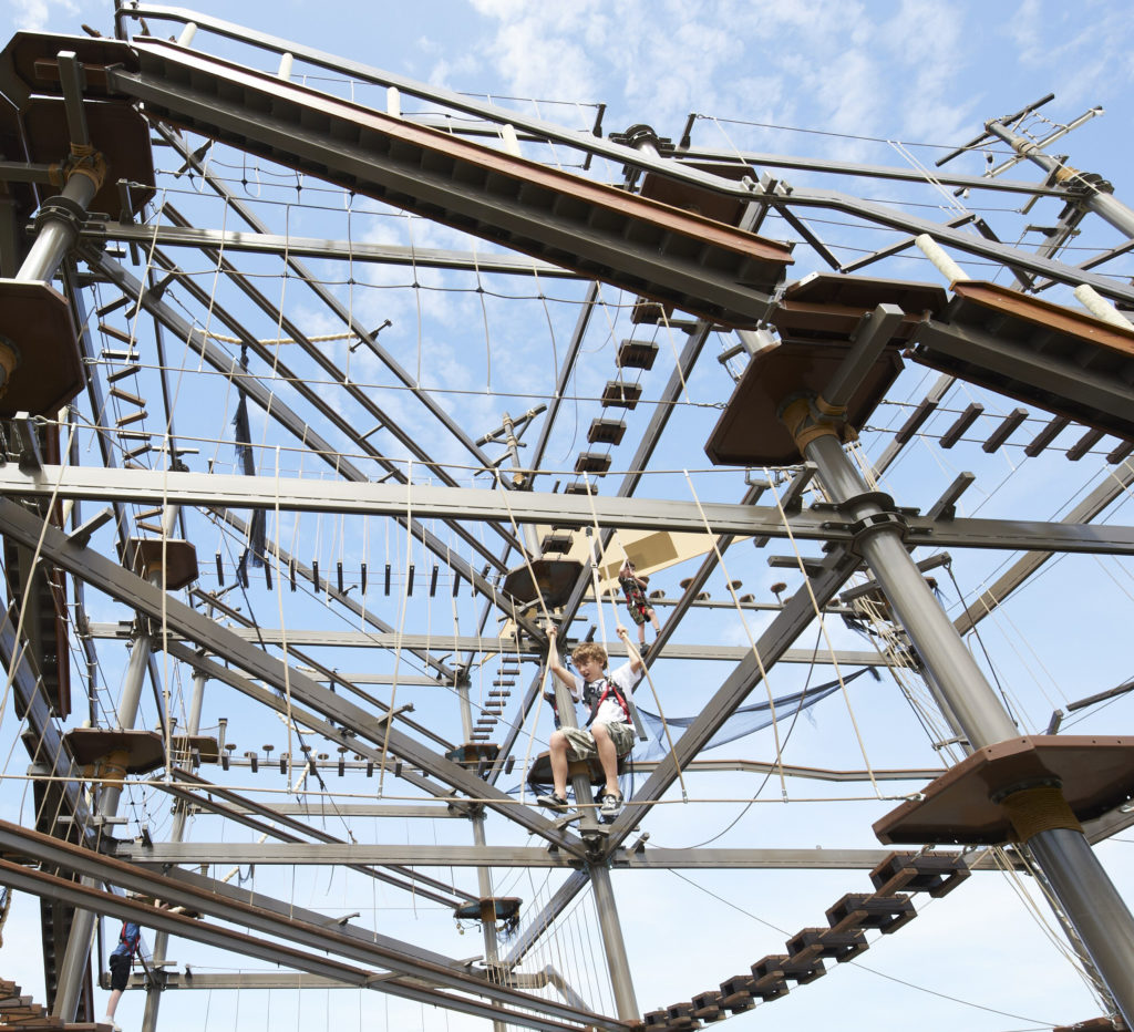 Big Bear Ropes Course FamilyFun Adventure Obstacle Course
